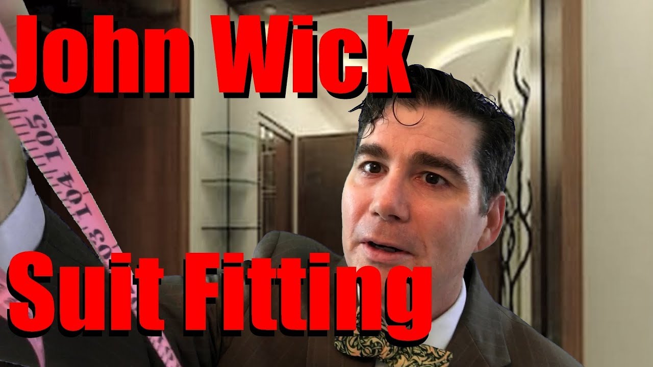 John Wick Suit Fitting