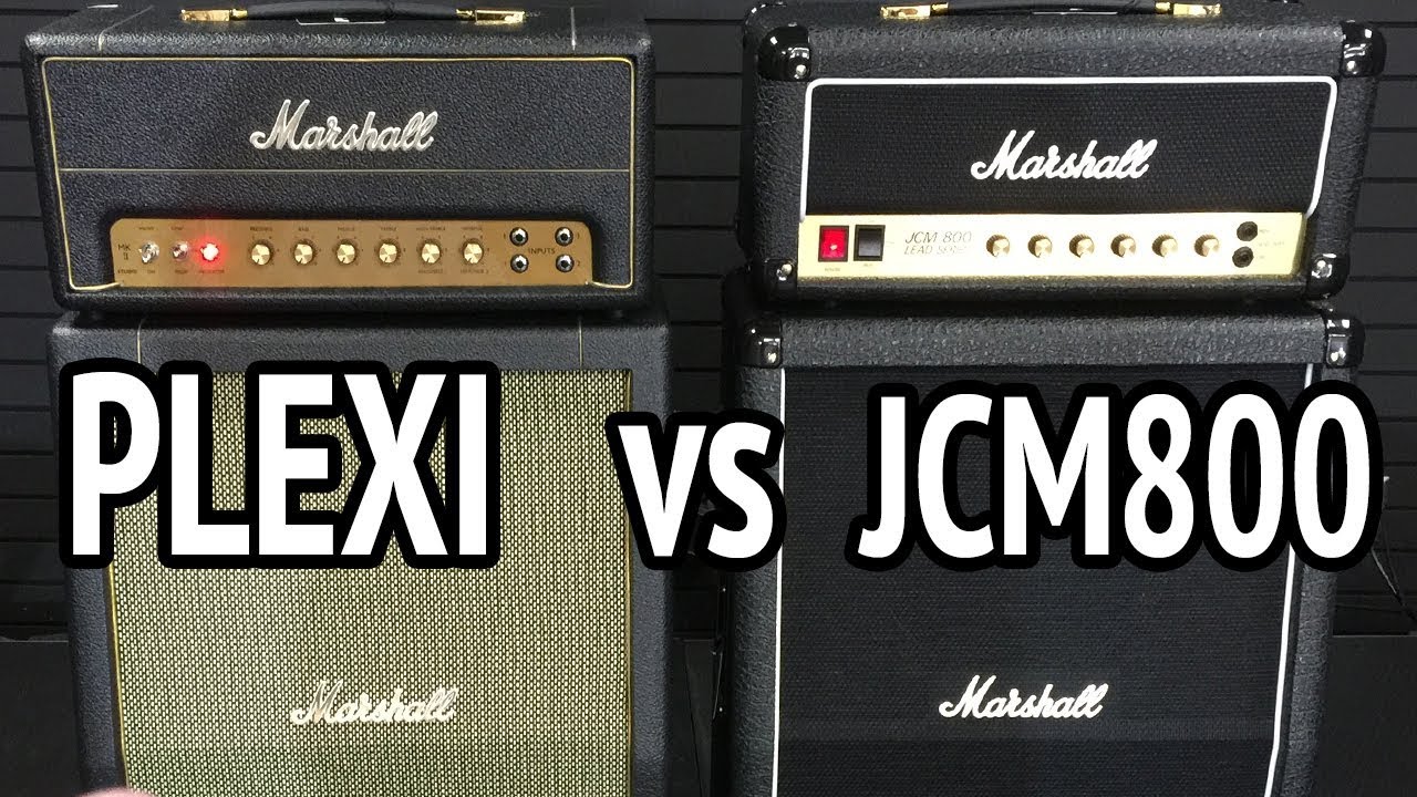 MARSHALL JCM800 vs PLEXI - New STUDIO CLASSIC vs. STUDIO VINTAGE