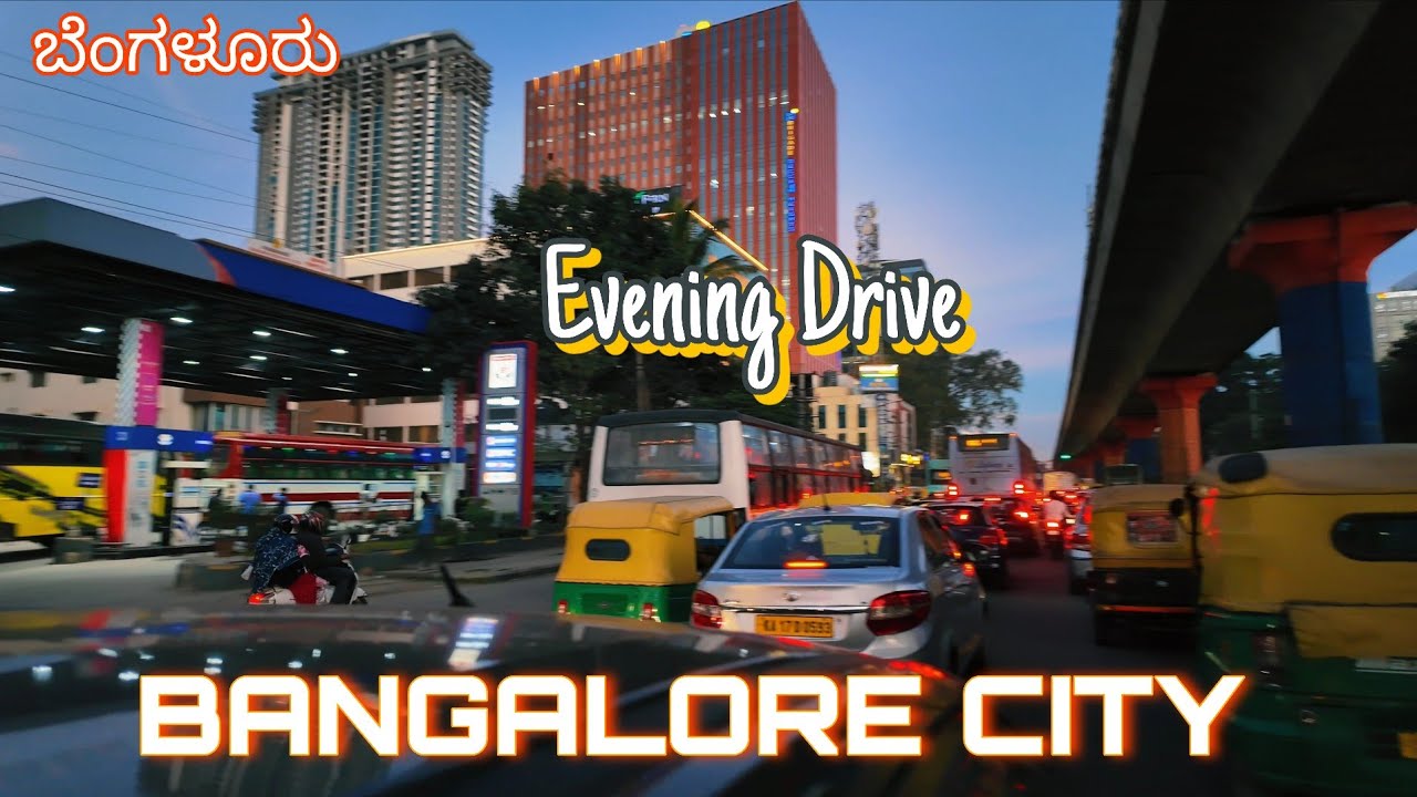 Bangalore City Drive 2025 🔥 | Roads, Traffic & City Life