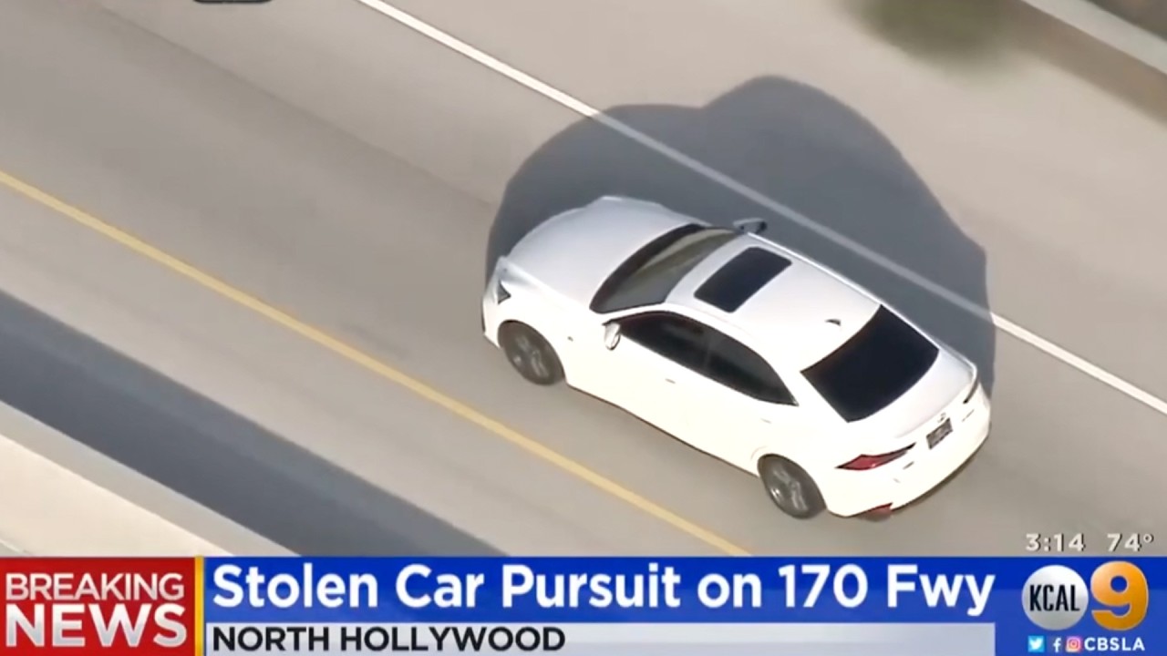Suspect in police pursuit stole off-duty police officer's car!