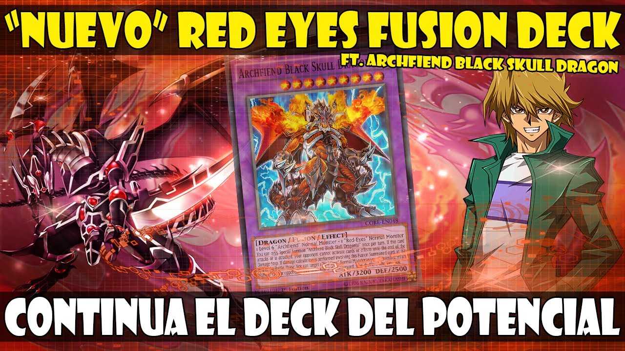 *NUEVO* RED EYES B. DRAGON/OJOS ROJOS FUSION DECK | POTENCIAL DESAPROVECHADO - DUEL LINKS