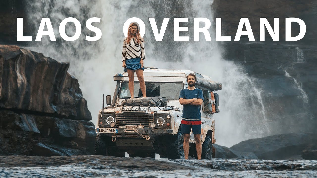 We drive 1200 KM through REMOTE LAOS with our Land Rover Defender