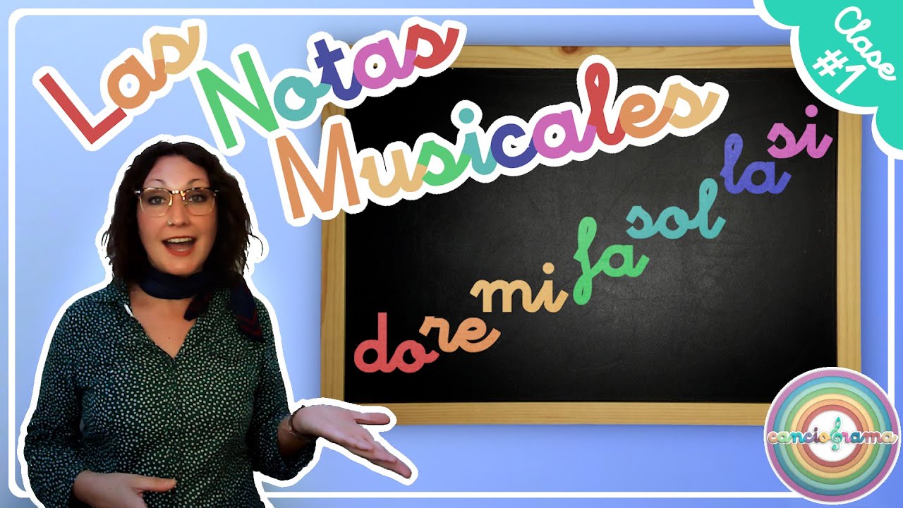 Aprende LAS NOTAS MUSICALES 🎵 de una manera divertida! Curso de Música nivel INFANTIL - Clase #1
