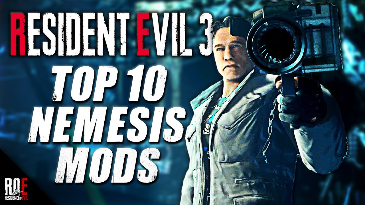 RESIDENT EVIL 3: REMAKE || TOP 10 NEMESIS MODS!