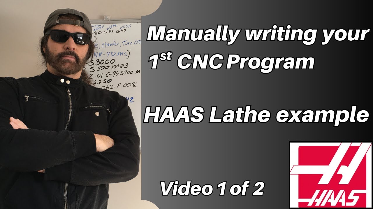 Ручное программирование токарного станка с ЧПУ HAAS для новичков без опыта — Часть 1 из 2