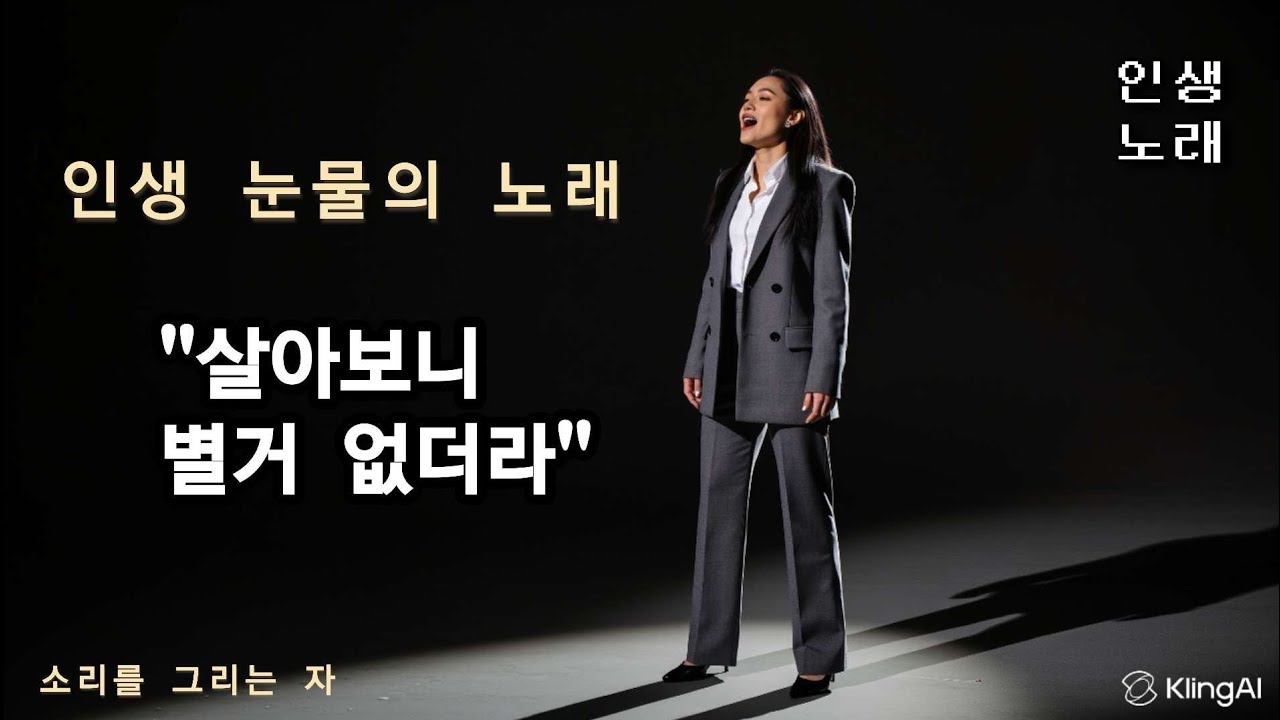 눈물나는 인생노래 ㅣ살아보니 별거 없더라 ㅣ사랑한다 미안하다  #노래  #감성음악 #kpop  #발라드 