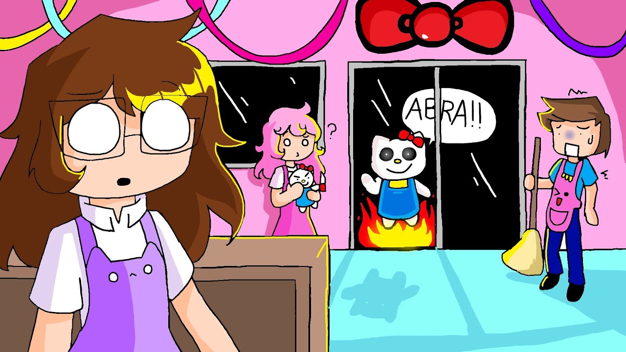 COISAS ESTRANHAS ACONTECEM NO MUSEU DA HELLO KITTY! (Hello Kitty Horror Story Roblox)