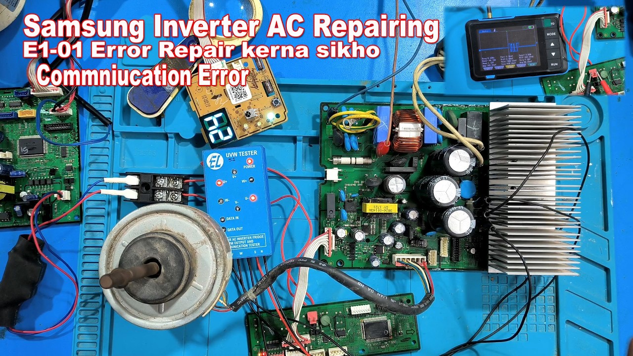 samsung inverter AC E1 01 Comniucation error kese repair kere