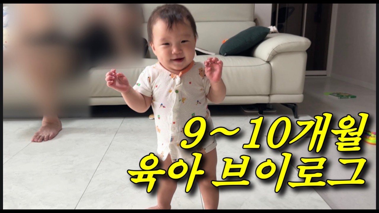 10개월 육아 브이로그(291~313일) | 9개월에 걸음마 하기, 10개월 아기 가정보육 놀아주기
