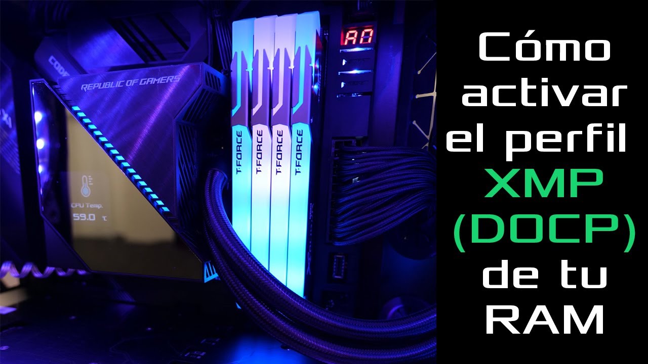 Activa el perfil XMP / DOCP y gana rendimiento | Tarjetas madre ASUS