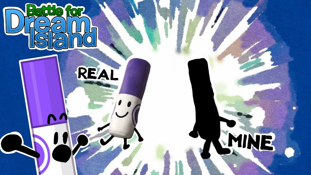 I made bfdi plushie 