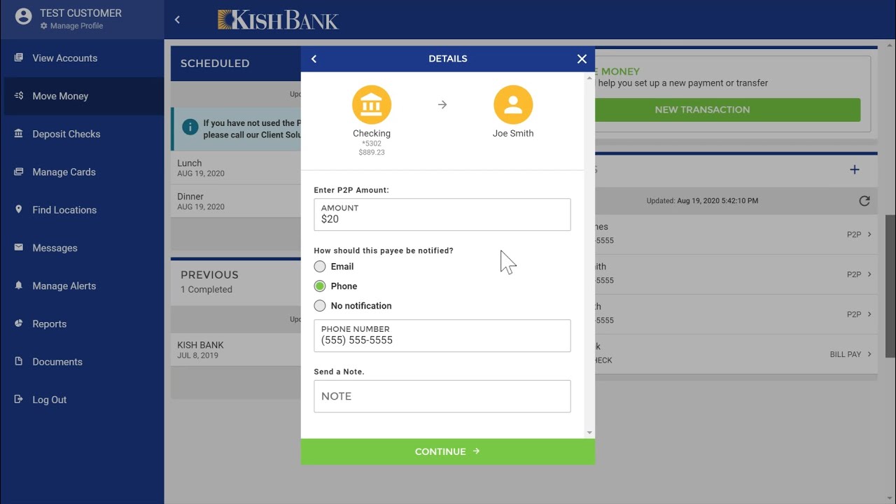 How to Make a P2P Payment
