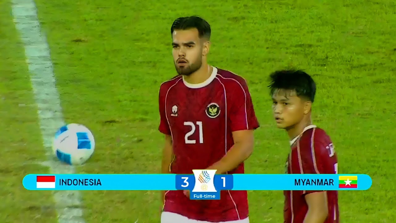 FULL HIGHLIGHT INDONESIA U-22 VS MYANMAR U-22 | SEA GAMES 2025 MEN FOOTBALL | FANSCAM