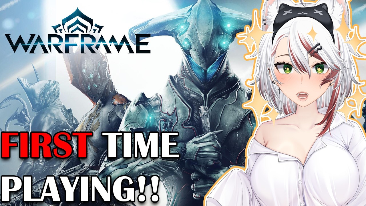 VTUBER Tries Warframe For The FIRST TIME EVER! SO MUCH FUN! part 1
