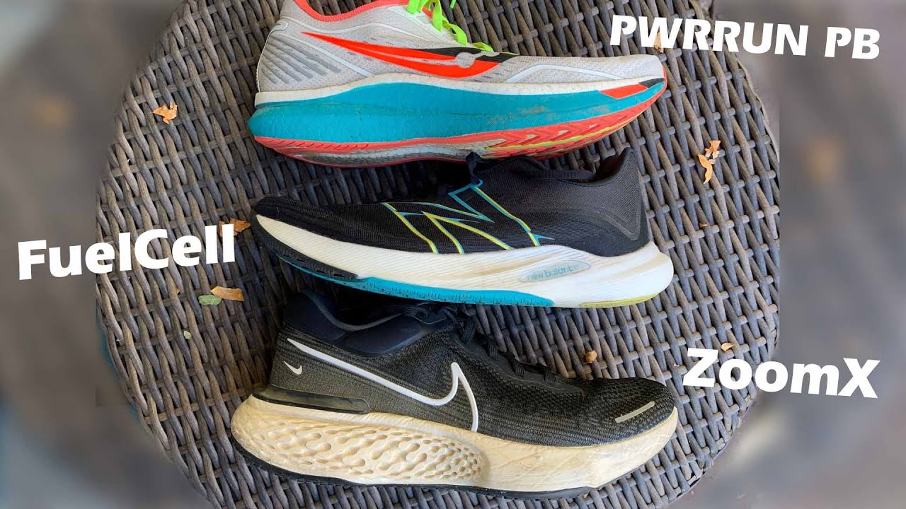 Super Foam Shoe Showdown ZoomX vs FuelCell vs Pwrrun PB