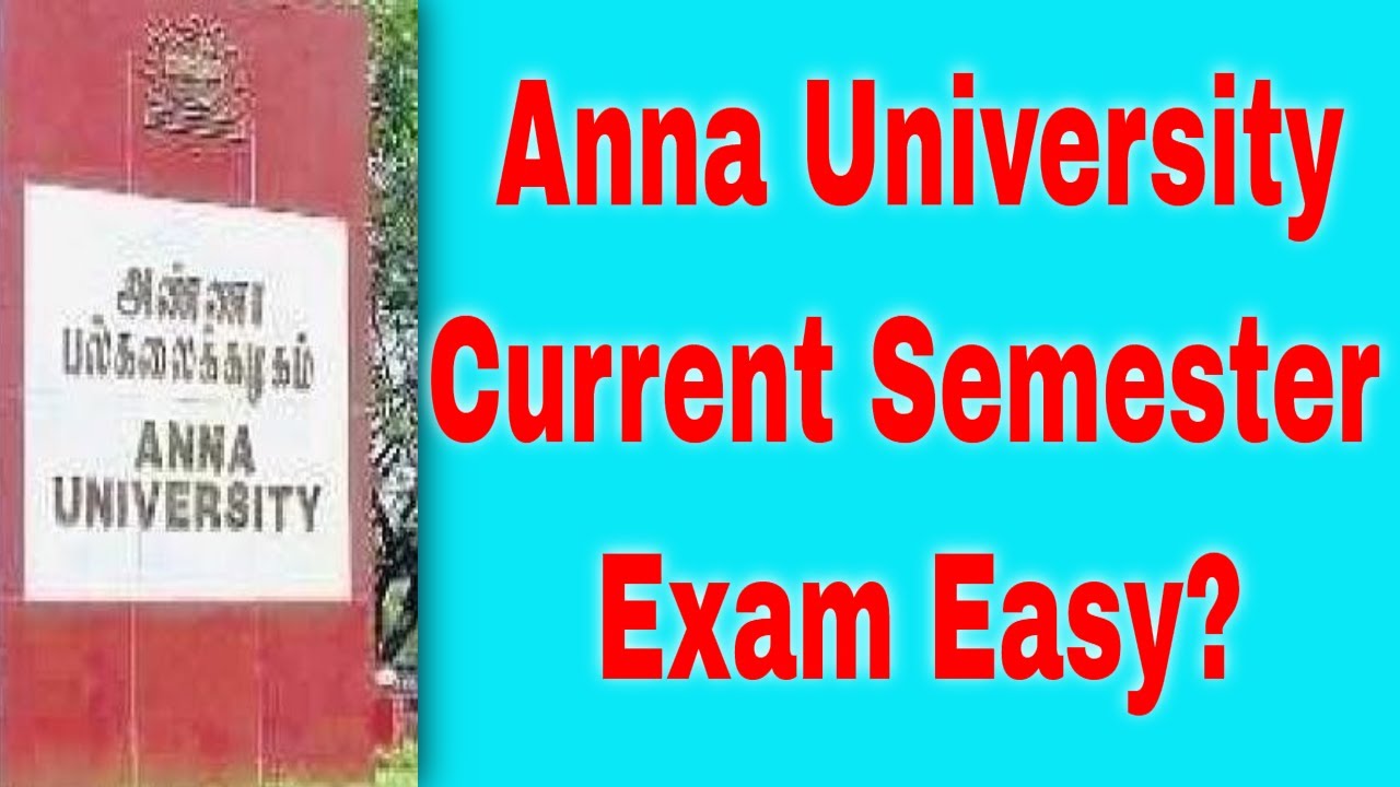 Happy News for Anna university Students | Anna University Latest News | Current Semester Exam Easy?