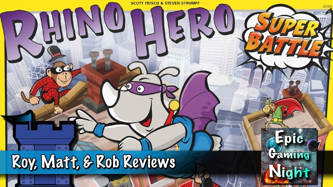 Rhino Hero Super Battle Review - with Roy, Matt, & Rob