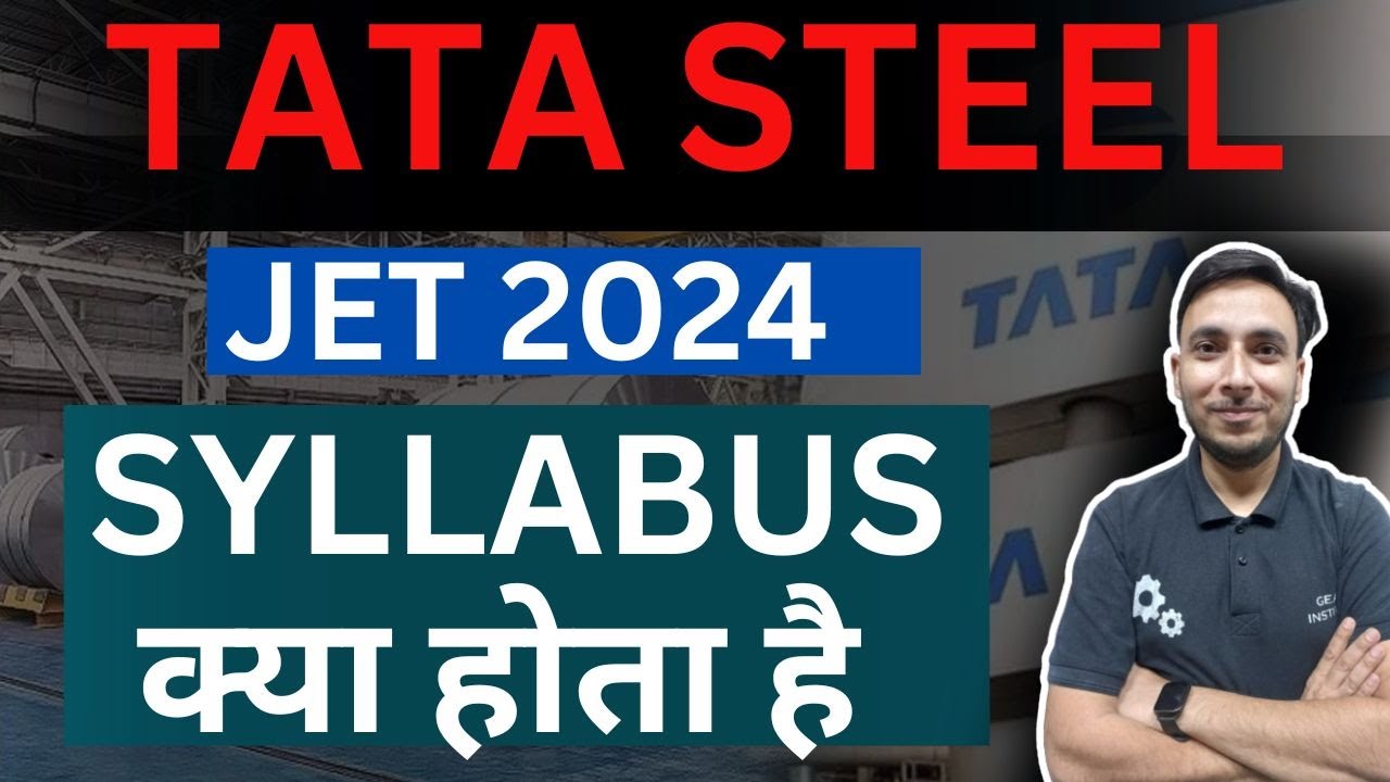 TATA STEEL JET SYLLABUS