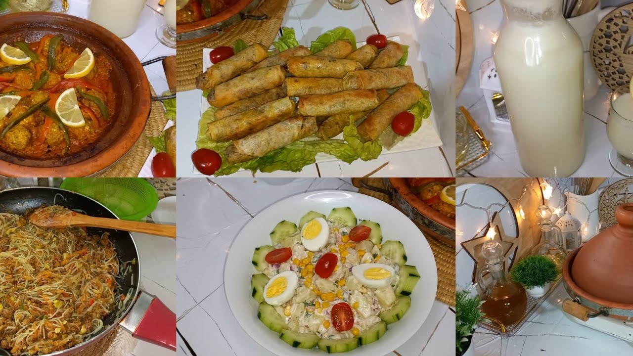 شركت معكم فطور تاسع رمضان🌙 سيكار بالكفتة والشعرية الصينية وطاجين كرات السردين🐟 بطريقتي وسلطة بطاطس😋👌