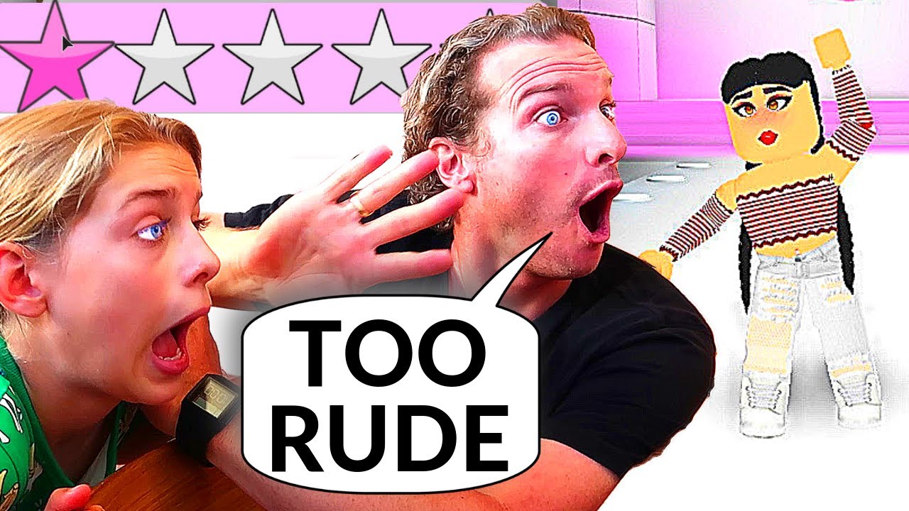DAD RATES OUR OUTFITS in  Fashion Famous Roblox