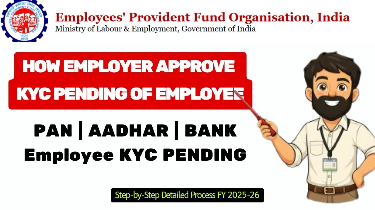 PF Portal Par Employee KYC Kaise Approve Kare? | Employer Step-by-Step Guide | EPFO KYC Process