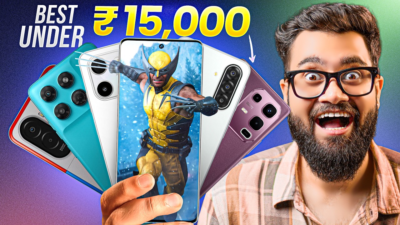 Top 5 Best Mobile Phones Under ₹15000⚡Amazon & Flipkart Sale 2026 | Best Phone Under 15000 😱
