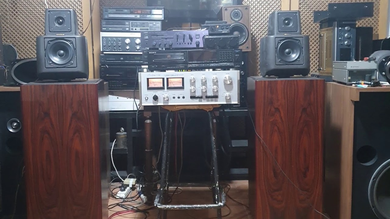 Kef 107.2 reference top & accuphase e 202 vintage hiend sound