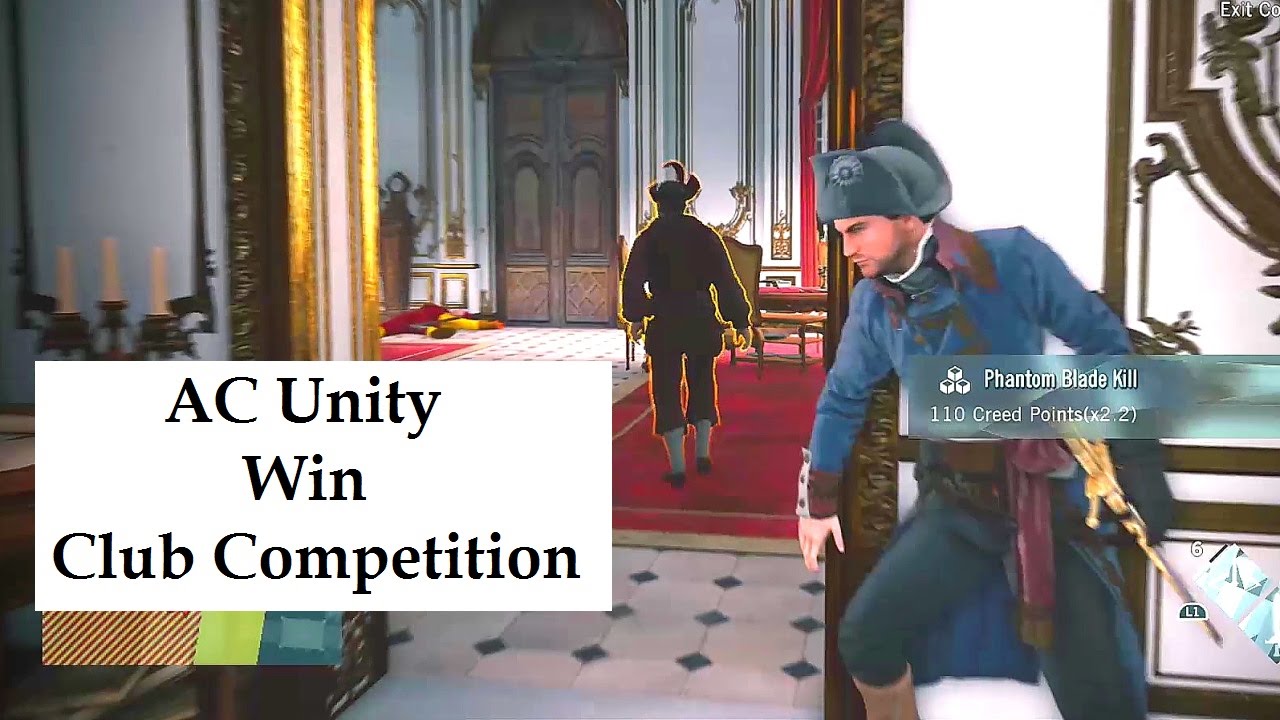 AC Unity: Win Club Competitions together to unlock Club Gear! Join Assassin's Creed Unity club [A68]