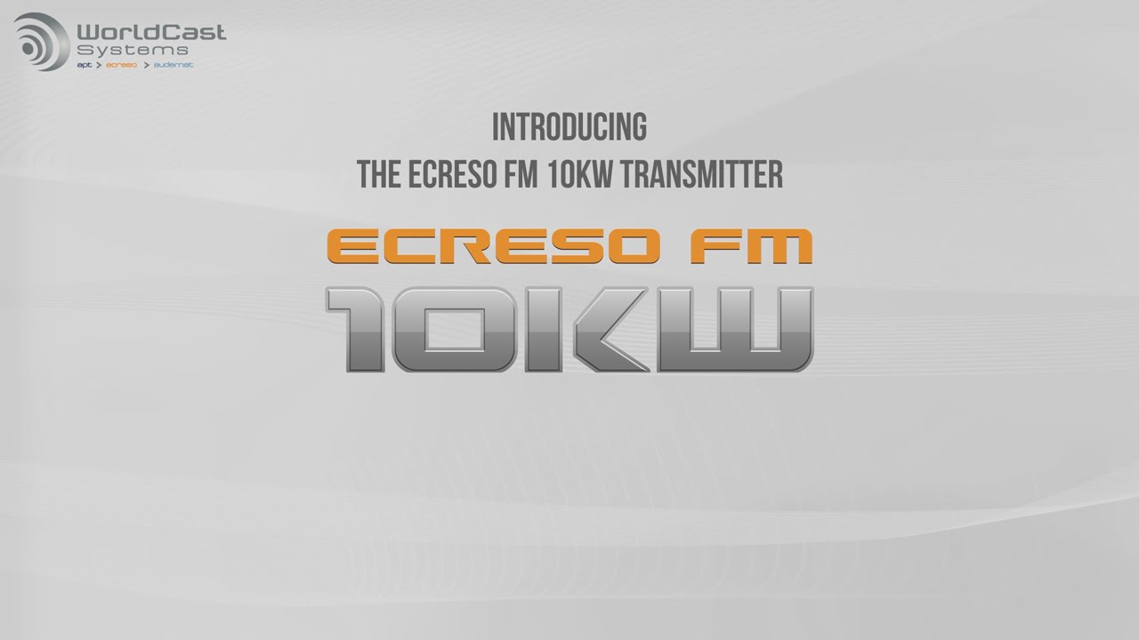 ECRESO FM 10kW - As solid as a 1+1 FM Transmitter