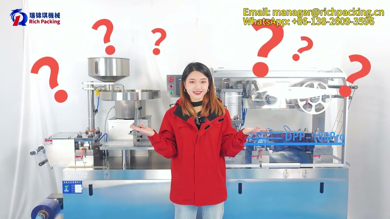 Introduce DPP-180Pro Blister Packing Machine with newly upgraded Feeder
