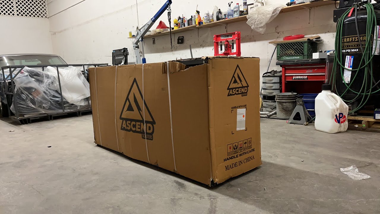 Ascend Tank 150cc Scooter Assembly