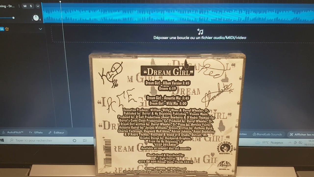 Nu Beginning (Usher Group) - Dream Girl Groove New Jack Swing Mix - Rare CDM Promo Press - 1995