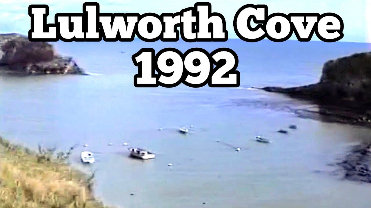 We drove to Lulworth Cove, Dorset in 1992 and took camcorder