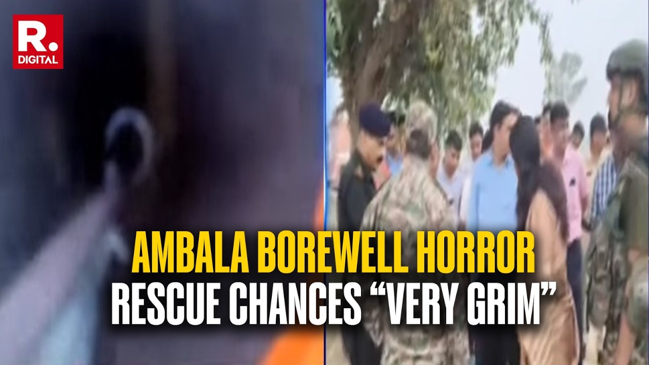 Ambala Borewell Horror: 4-Year-Old Nirvair Singh Trapped 250 Ft Deep, Rescue &lsquo;Grim&rsquo;