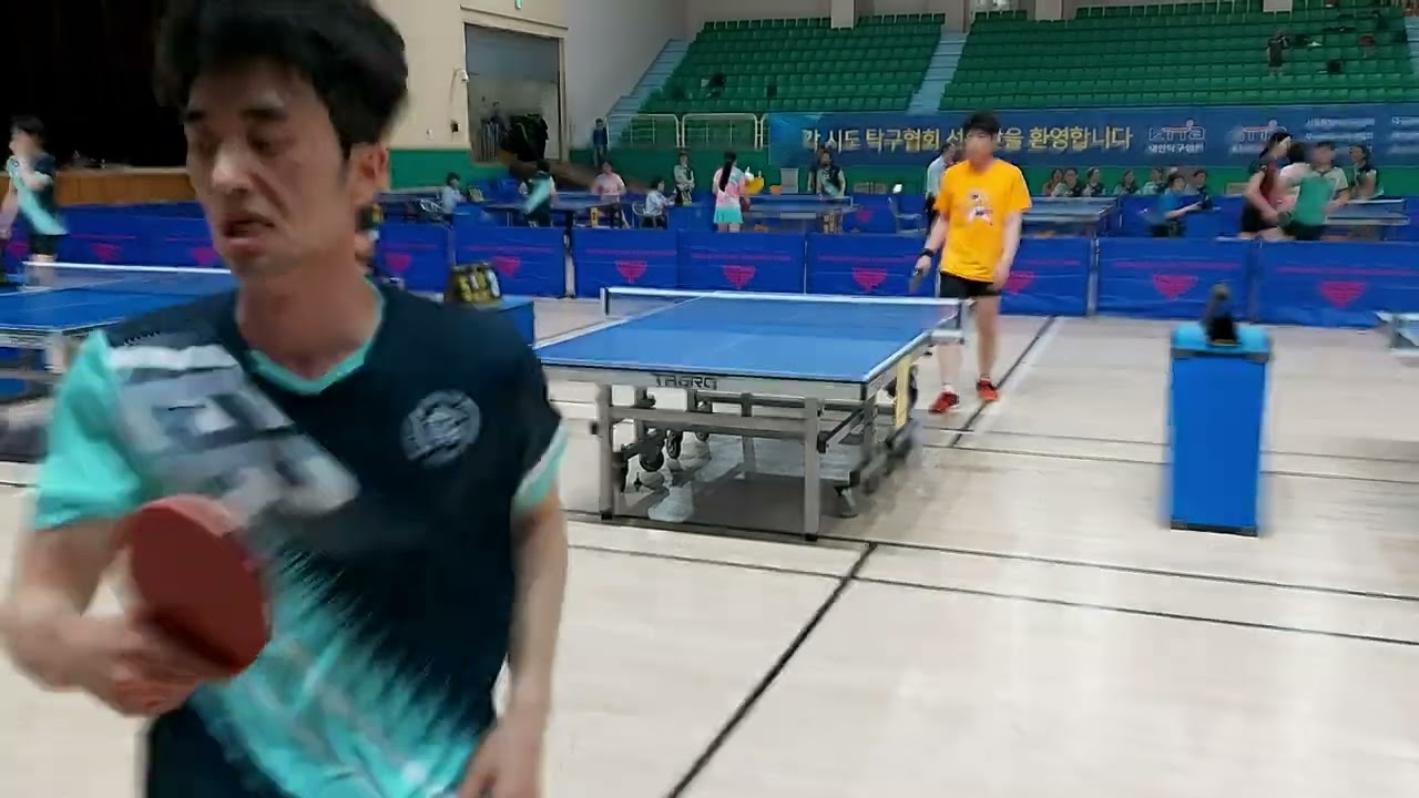 제8회 김택수배 탁구대회 7부 결승전 핑퐁 김승용7 VS 김진 강호진