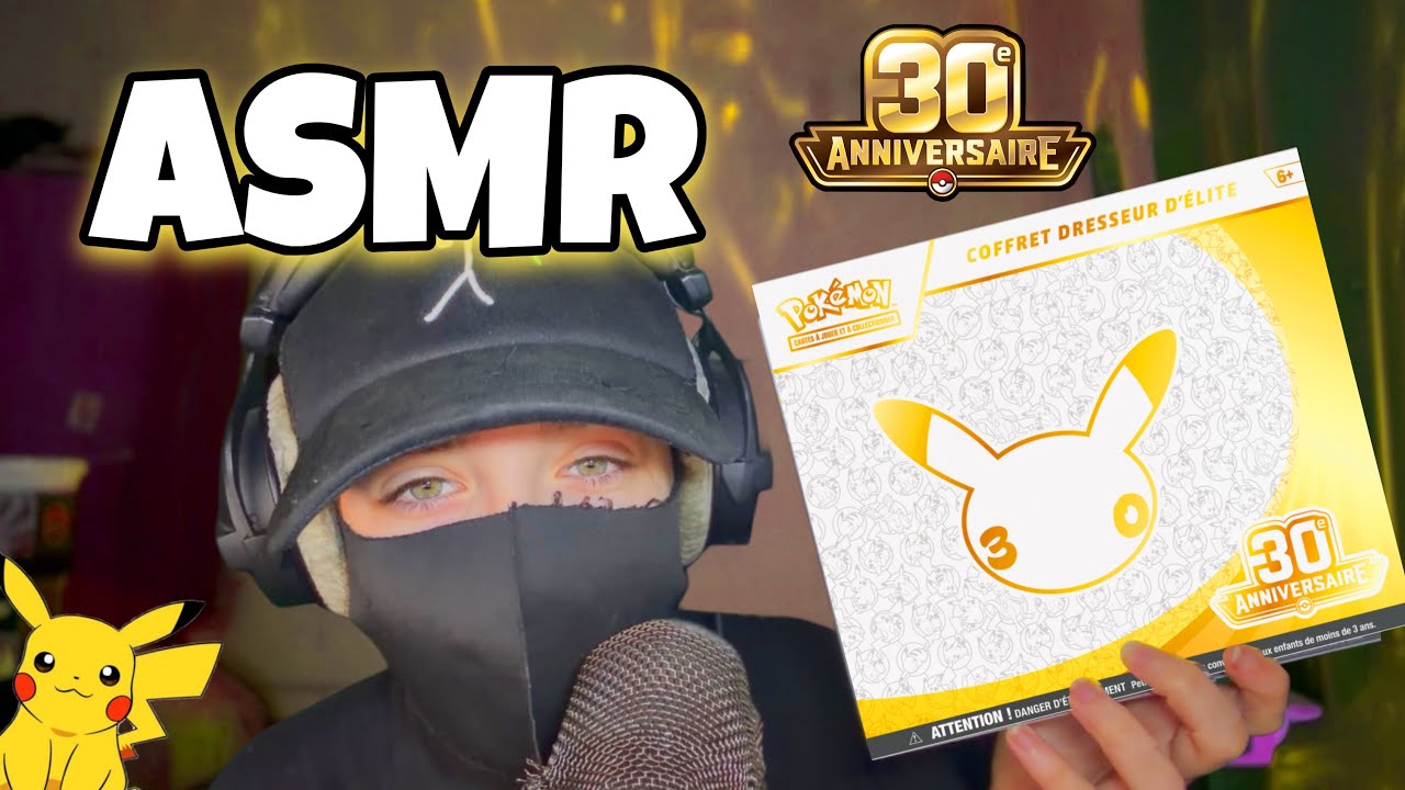 ASMR Fran&ccedil;ais &bull; OUVERTURE ETB 30 ANS DE POKEMON ! 😴 (vraiment magnifique)