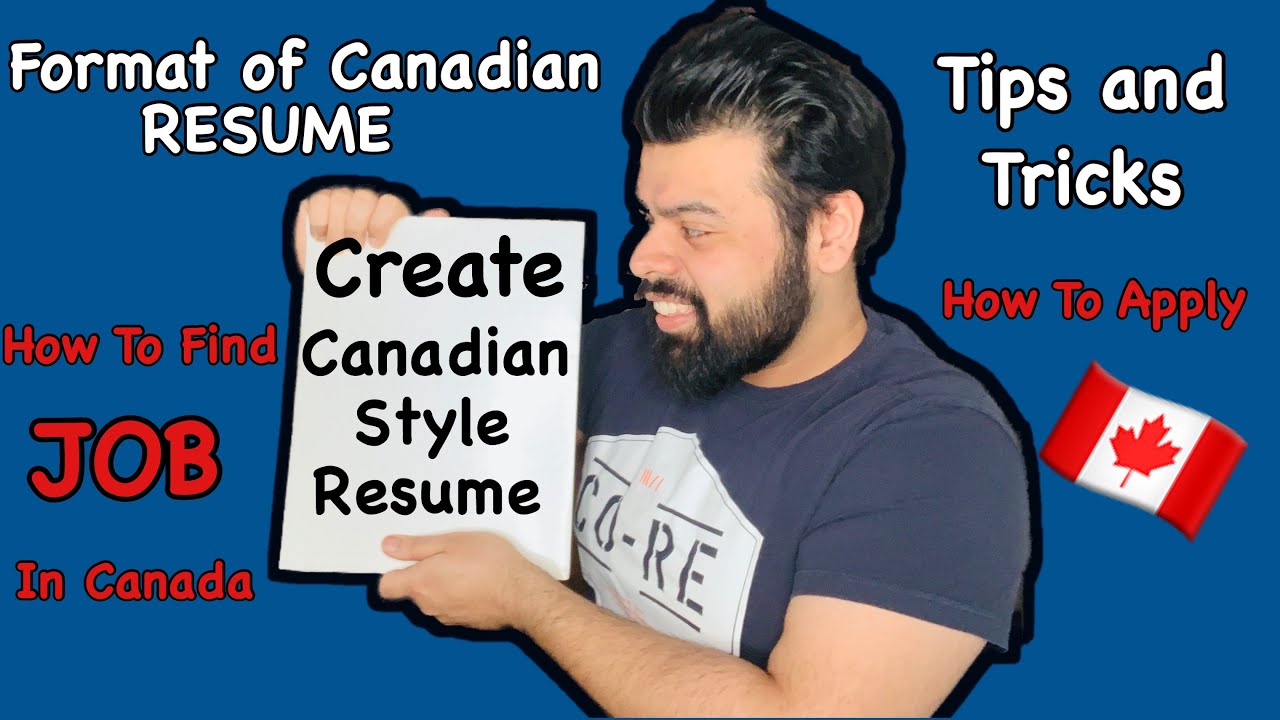 How To Create A Canadian Style Resume | HOW TO APPLY JOB | Detailed Info | Walk-Through and Template