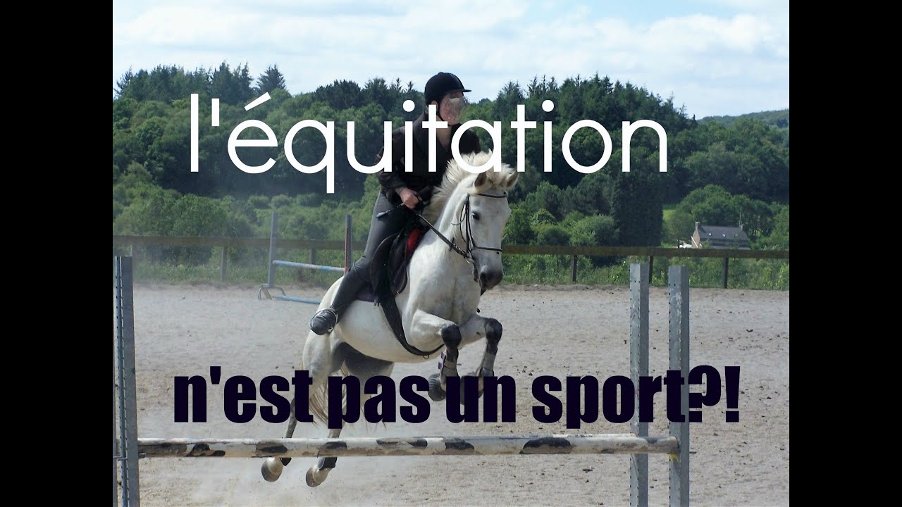 l'&eacute;quitation n'est pas un sport....non c'est bien plus