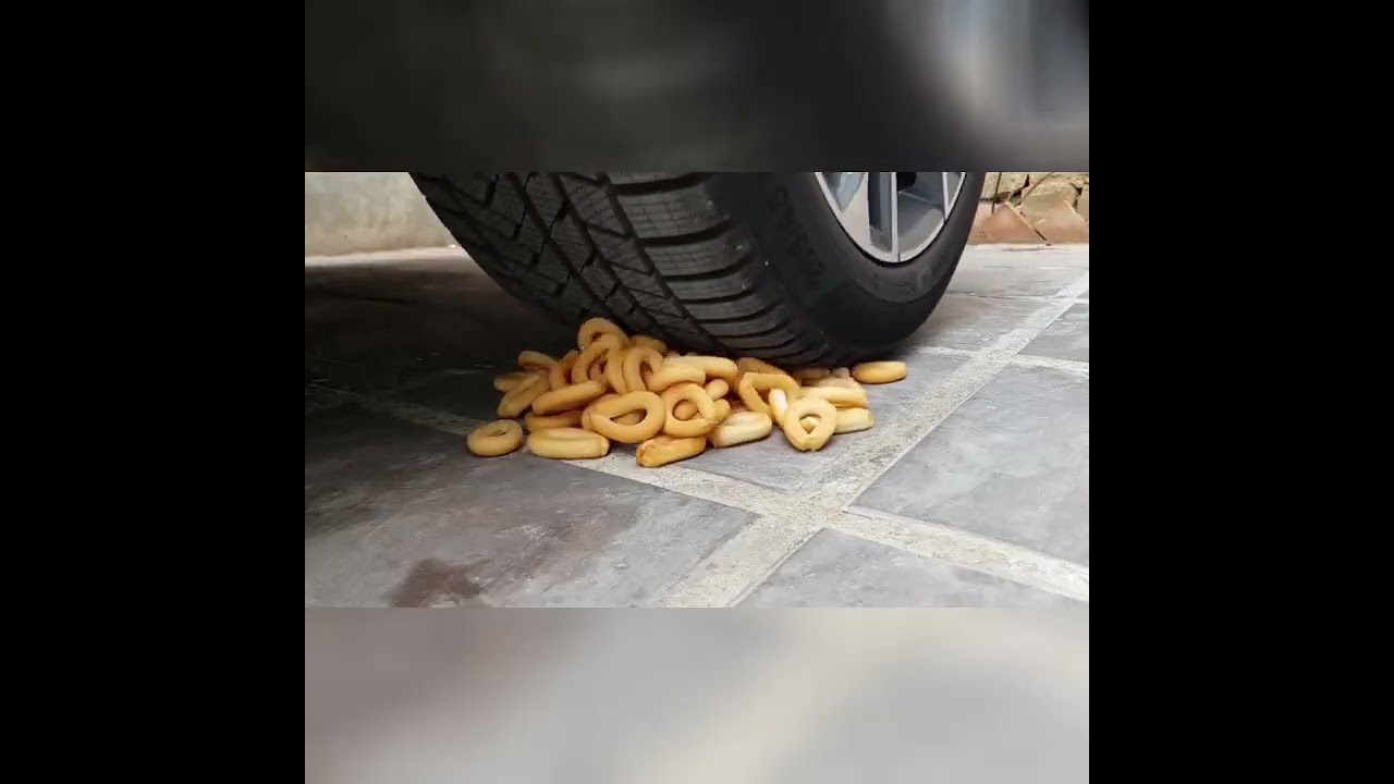 Experiment Car vs M&M Candy, Water Balloons | Crushing by Car