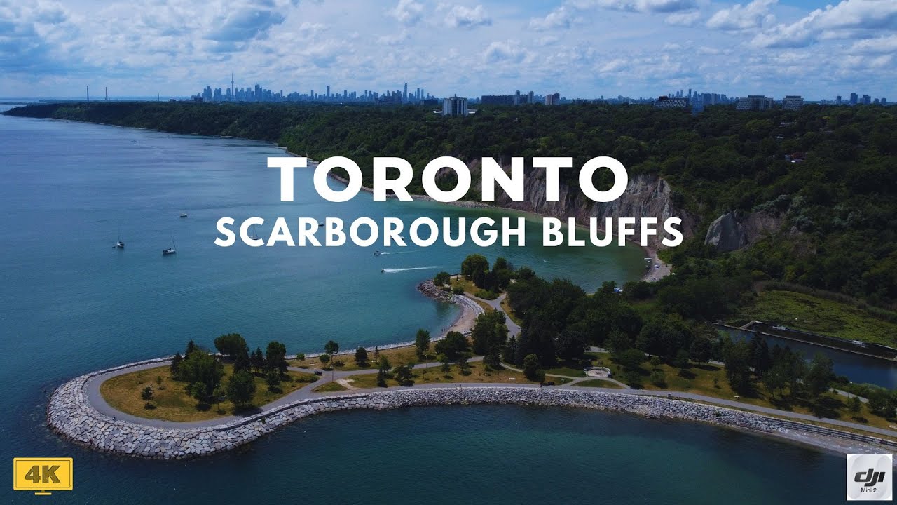 Flying Over Scarborough Bluffs 🇨🇦 [4K Drone Video] | DJI Mini 2