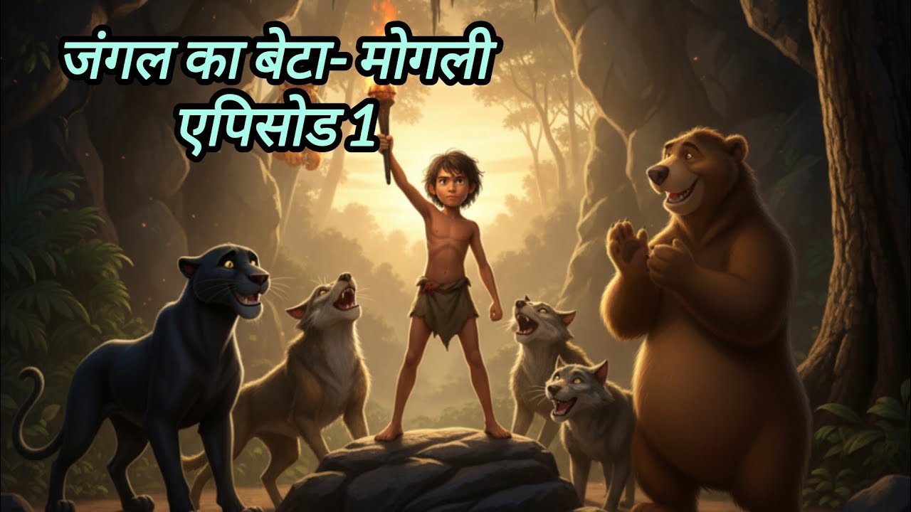 जंगल में पला इंसानी बच्चा | मोगली की कहानी एपिसोड 1 | Hindi Story