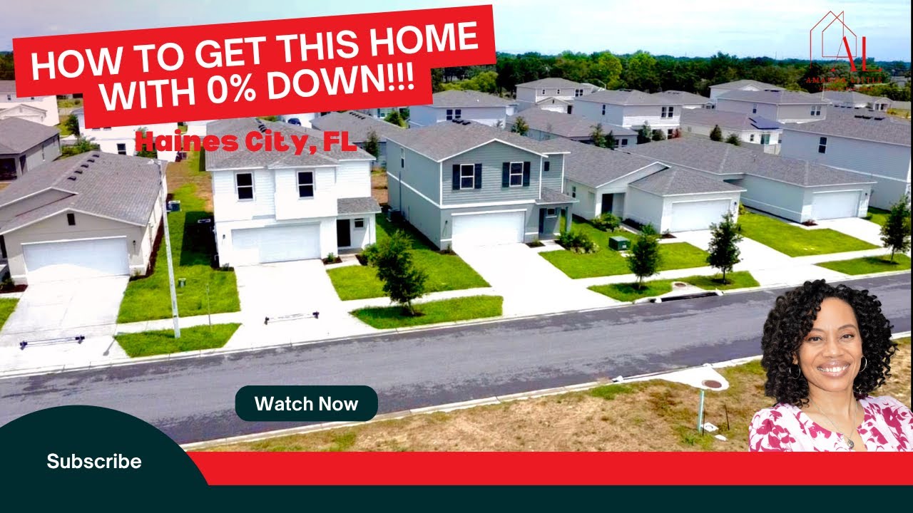 NEW AFFORDABLE CONSTRUCTION HOMES | ZERO DOWN PAYMENT | BRADBURY CREEK | HAINES CITY, FL