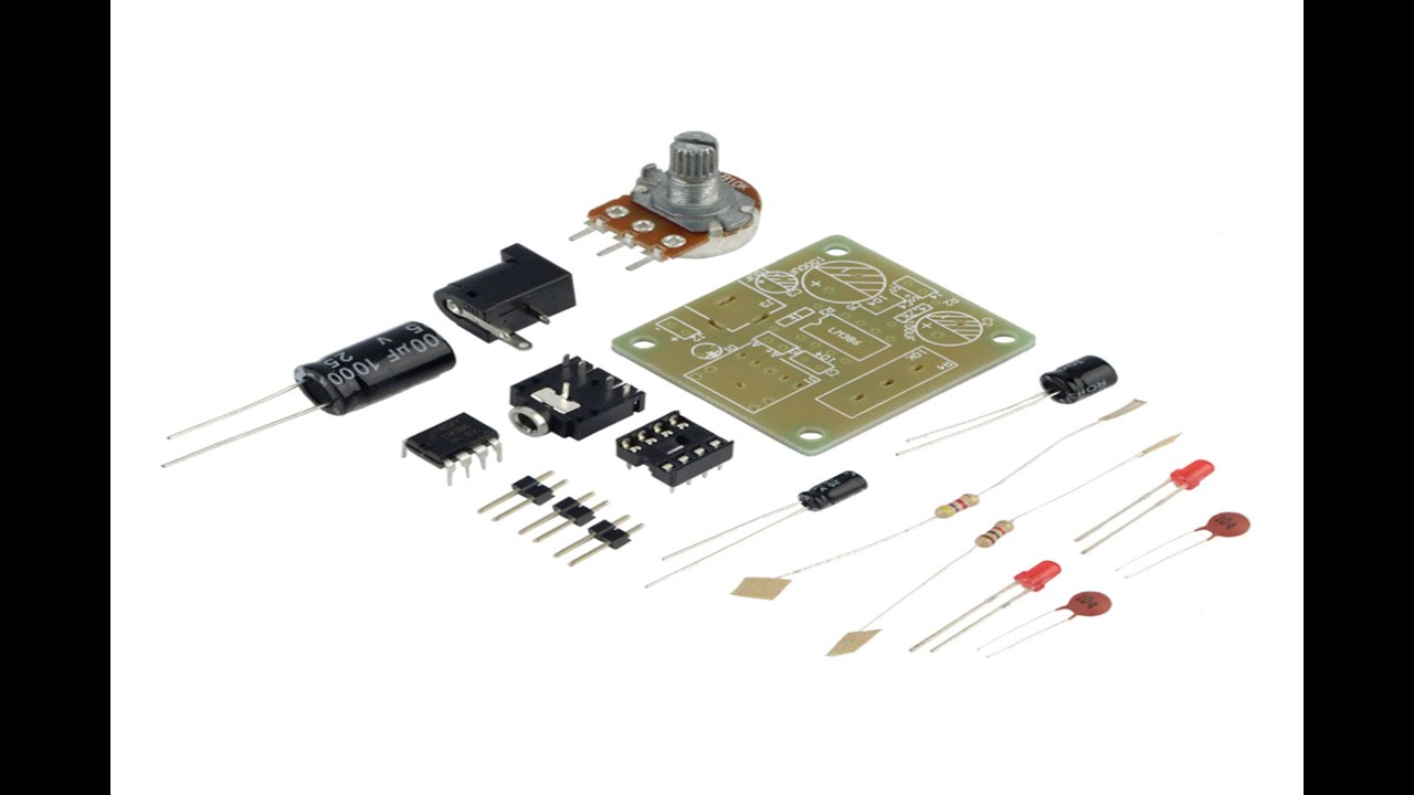 КІТ набор № 10 аудио усилитель на микросхеме LM386 +Тест