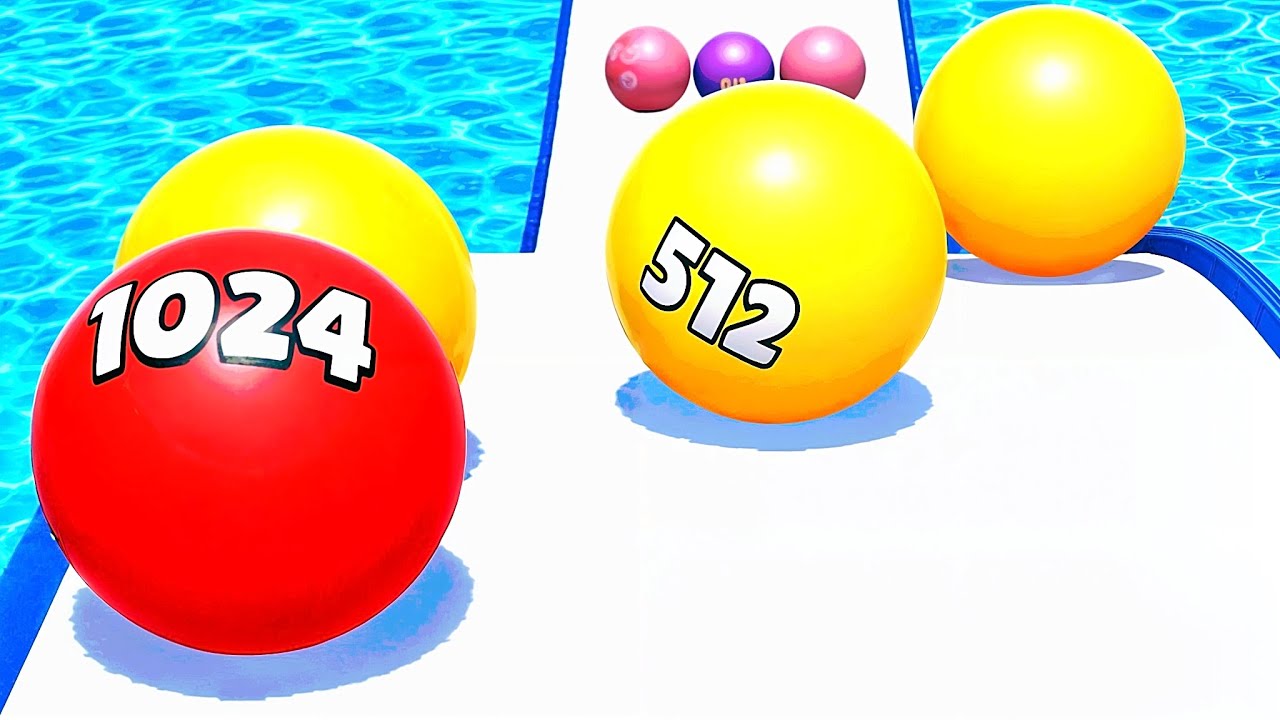 Ball Run 2048 Merge Race Run 3D ! All Levels Gameplay (252-257) android, ios