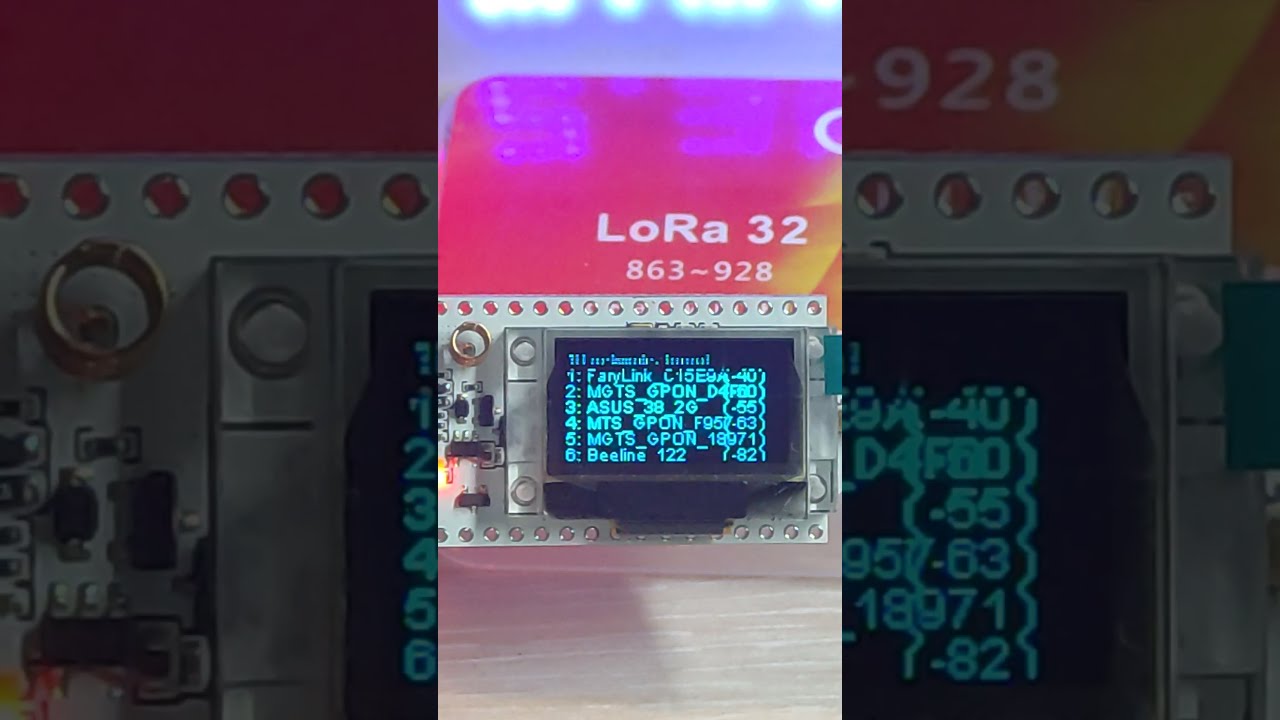 АНОНС! ESP32 LoRa 868 МГц 915 МГц 0,96 дюйма синий OLED дисплей Bluetooth 15 марта 2023 г.
