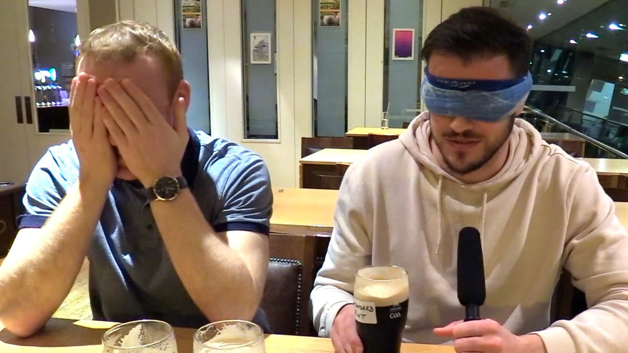 Guinness can v Pint v Straight Pour. Blind taste test!