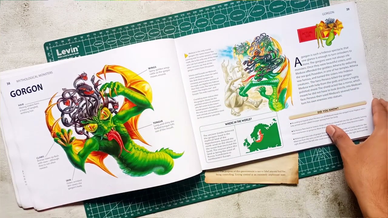 👹📖 Flip Through | Mythical Monsters: The Scariest Creatures from Legends, Books, and Movies by Chris