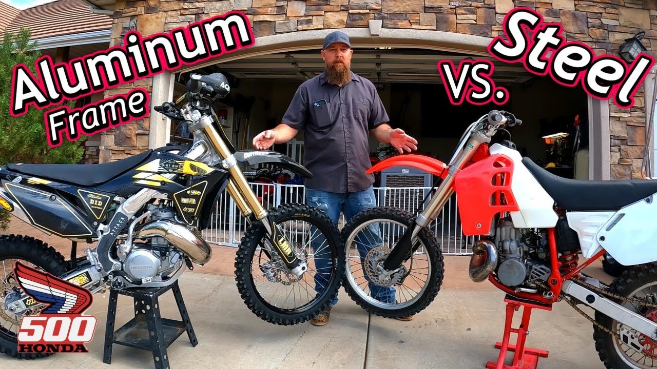 Honda CR 500 weight comparison. The results are surprising