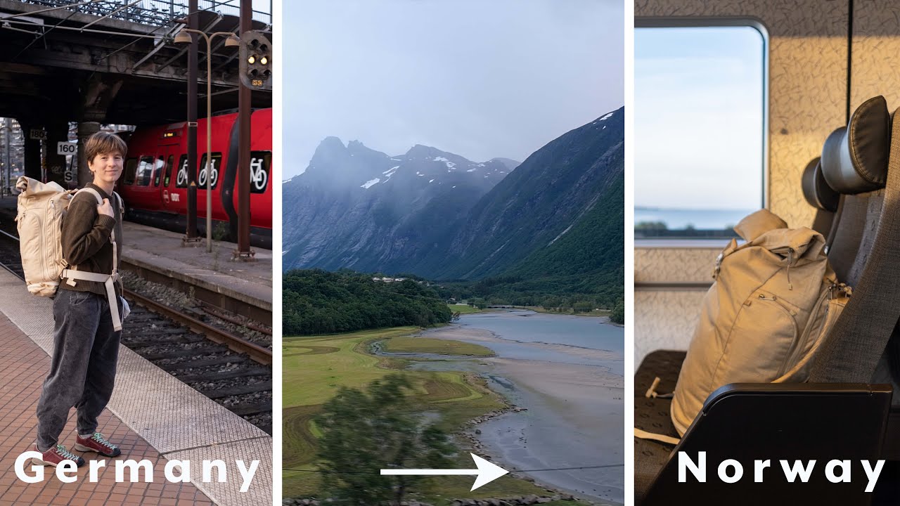 Train Vlog | 33 Hours Train Trip from Germany to Norway | Sustainable Traveling with Interrail