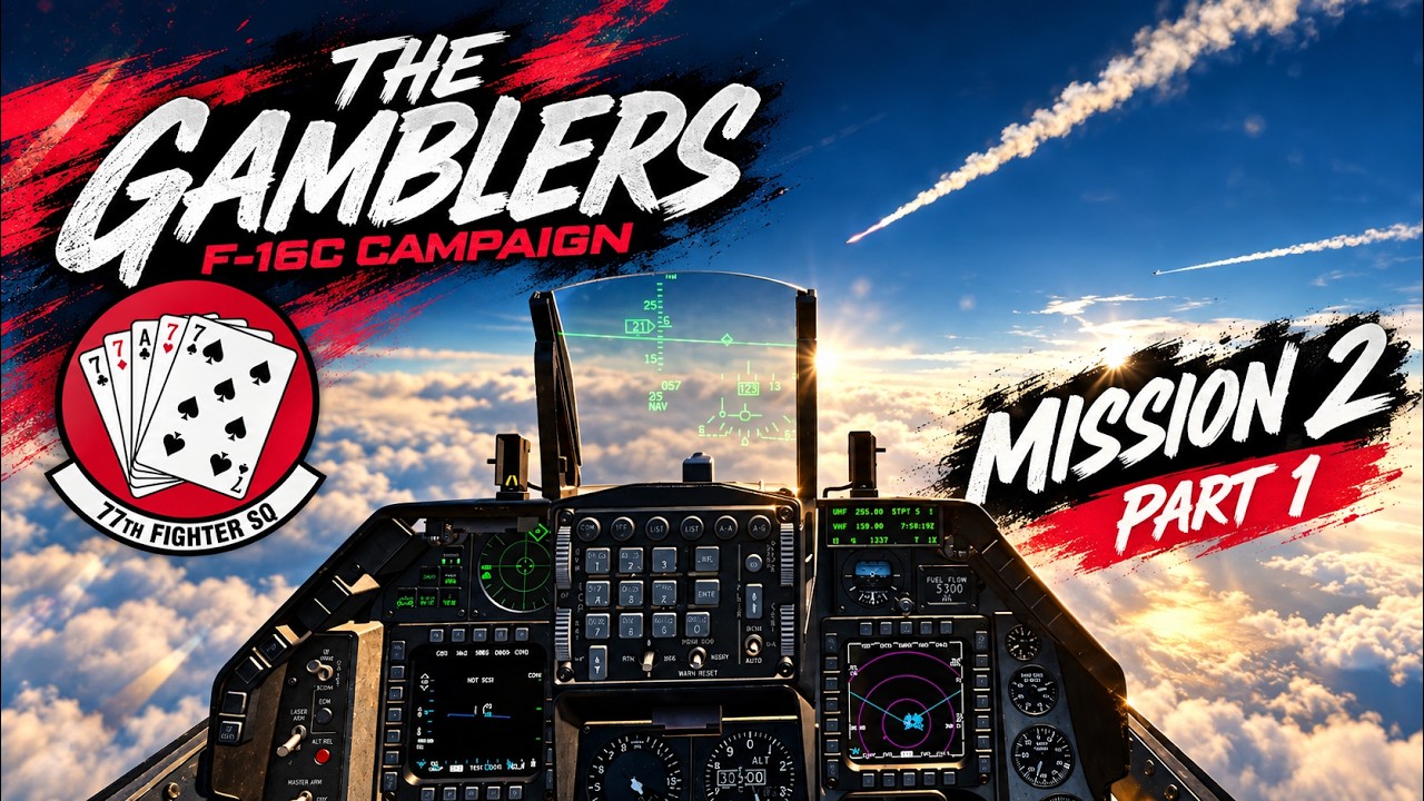 DCS MAROC | THE GAMBLERS - Mission 2 Part 1 | F-16C Viper Campaign